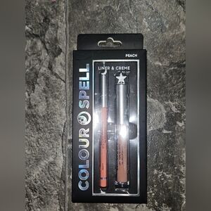 Colour Spell By Profusion Peach Lipliner & Crème Lip Set BNIB